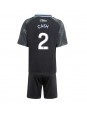 Aston Villa Matty Cash #2 Vieraspaita Lasten 2025-26 Lyhythihainen (+ shortsit)